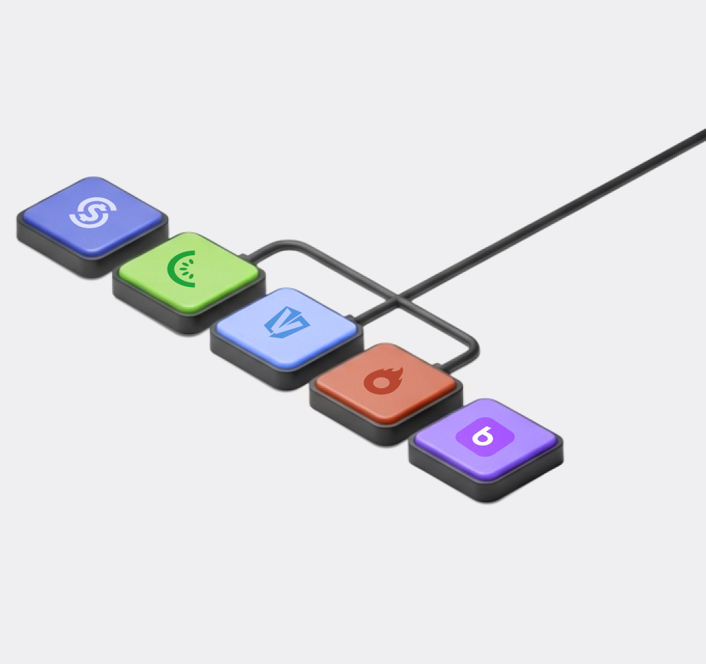 Platform integration illustration showing connected affiliate platforms
